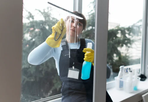 Nettoyage de vitres intérieures et extérieures à Bazougers